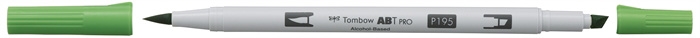 Marker alkoholowy Tombow ABT PRO Dual Brush 195 - jasnozielony