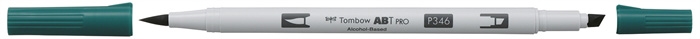 Marker alkoholowy Tombow ABT PRO Dual Brush 346, kolor zielony morski