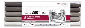 Marker alkoholowy Tombow ABT PRO Dual Brush 5P-3 Ocieplony szary (5)