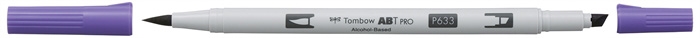 Tombow Marker alkoholowy ABT PRO Dual Brush 633 głęboka lawenda