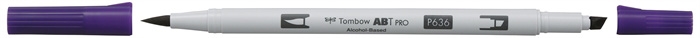 Tombow Marker alkoholowy ABT PRO Dual Brush 636 imperial purple