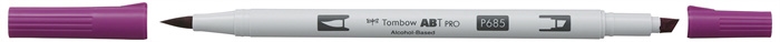 Marker alkoholowy Tombow ABT PRO Dual Brush 685 w kolorze intensywna fuksja