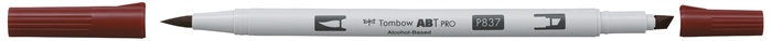 Tombow Marker alkoholowy ABT PRO Dual Brush 837 czerwone wino