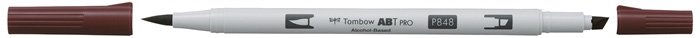 Marker alkoholowy Tombow ABT PRO Dual Brush 848 wineberry