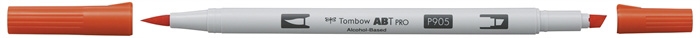 Tusz do markerów Tombow alkoholowy ABT PRO Dual Brush 905 czerwony