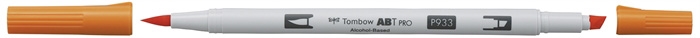 Marker alkoholowy Tombow ABT PRO Dual Brush 933 pomarańczowy