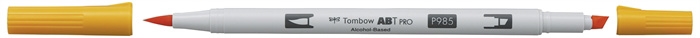 Marker alkoholowy Tombow ABT PRO Dual Brush 985 w kolorze chromowego żółtego