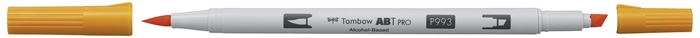 Tombow_MARKER alkoholowy ABT PRO Dual Brush 993 pomarańczowy chrom