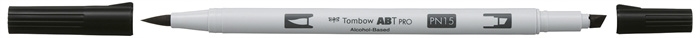 Marker alkoholowy Tombow ABT PRO Dual Brush N15 czarny