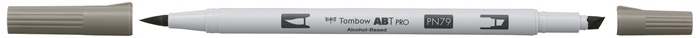 Marker alkoholowy Tombow ABT PRO Dual Brush N79 ciepły szary 2.