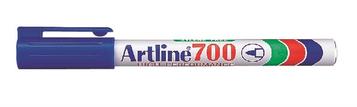 Artline Marker 700 Permanent 0.7 niebieski