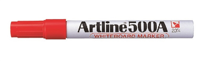 Artline Markery Whiteboardowe 500A czerwony