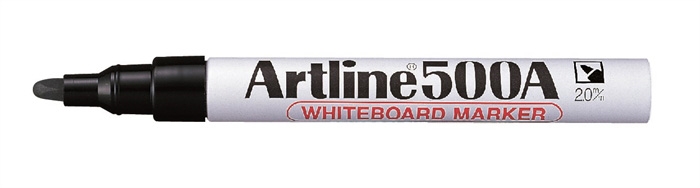 Markery do tablicy Artline 500A kolor czarny