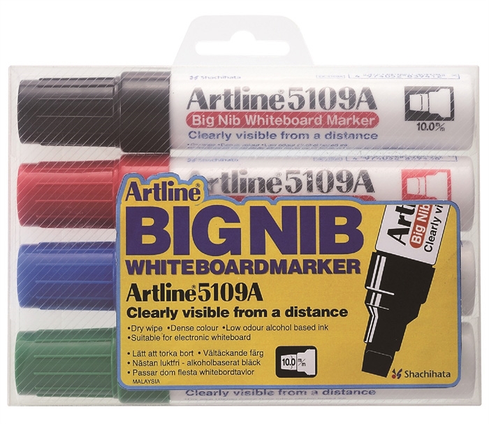 Artline pisak do tablicy 5109A BIG 4/szt.