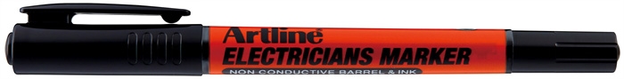 Artline marker elektryków kolor czarny.