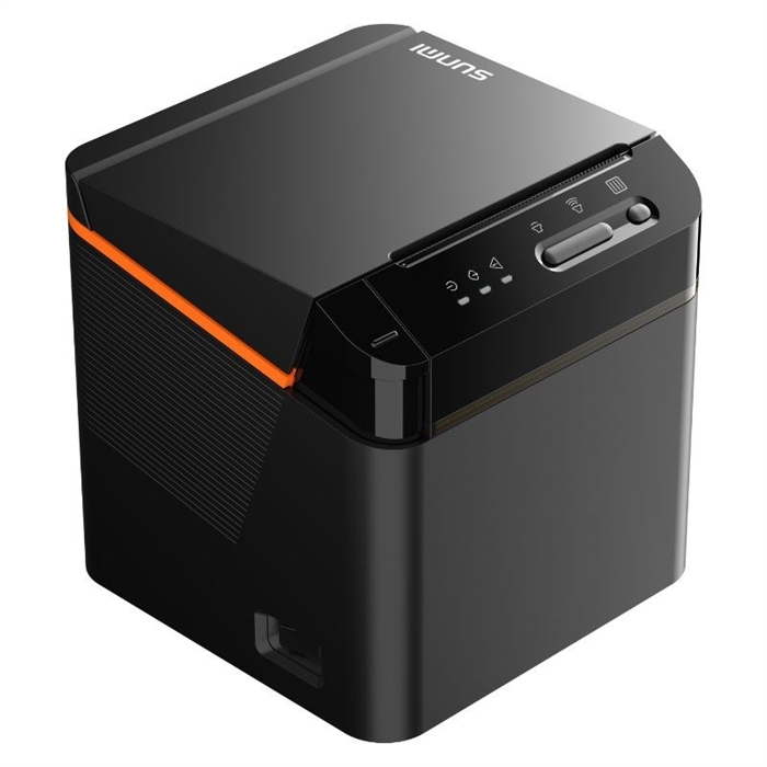 Drukarka Sunmi Cloud, USB-C, BT, Ethernet, Wi-Fi, obcinarka, czarna