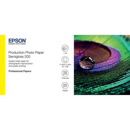 Epson Production Photo Paper Semigloss 200 24" x 30 metrów
