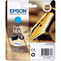 Epson T1632 XL wkład z niebieskim tuszem Cyan