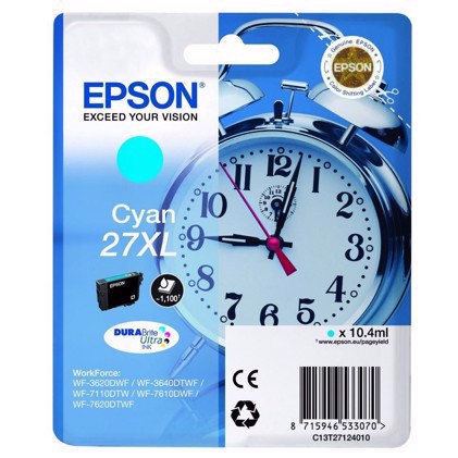 Epson T2712 Zestaw tuszy niebieskiej XL.