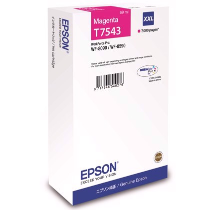 Epson WorkForce wkład atramentowy XXL Magenta - T7543