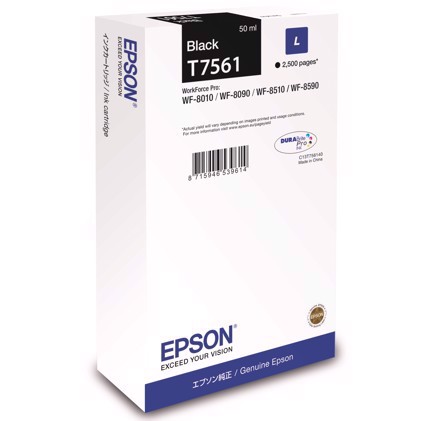 Epson Wkład atramentowy WorkForce L Black - T7561