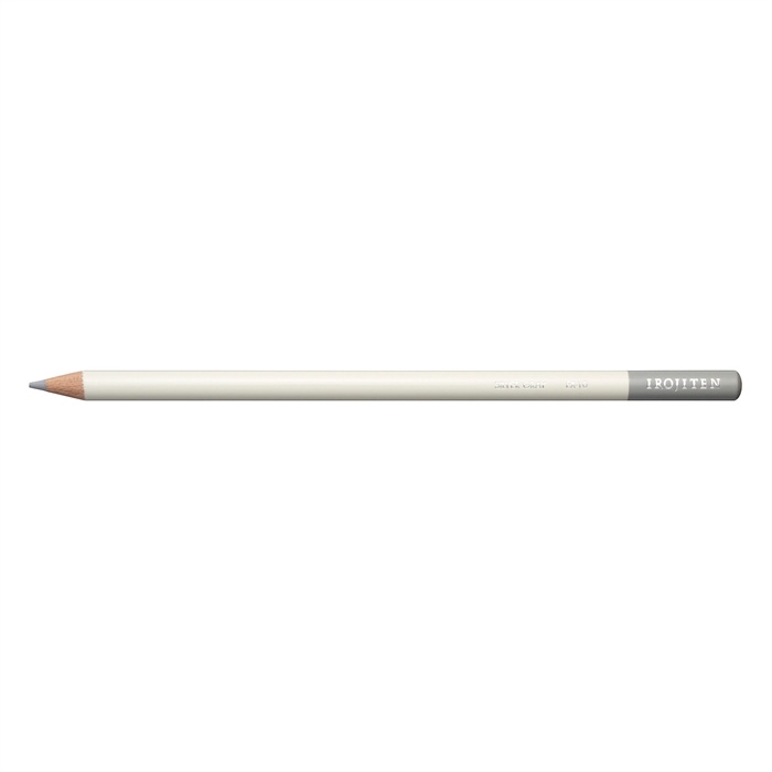 Ołówek kolorowy Tombow Irojiten w kolorze srebrzysto-szarym.
