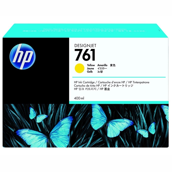 HP 761 yellow pojemnik z tuszem, 400 ml