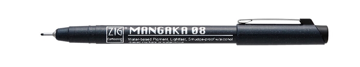 ZIG Mangaka Fineliner 08 Czarny