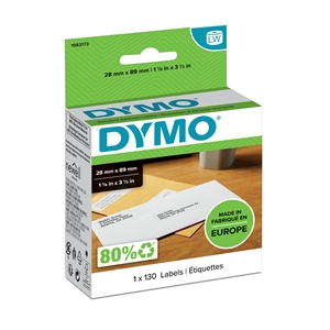 Etykiety Dymo LabelWriter 28 x 89 mm, 1 x 130 szt.