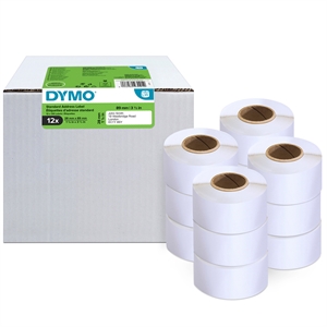 Dymo DYMO LabelWriter 28 mm x 89 mm standardowe etykiety adresowe, 12 paczek