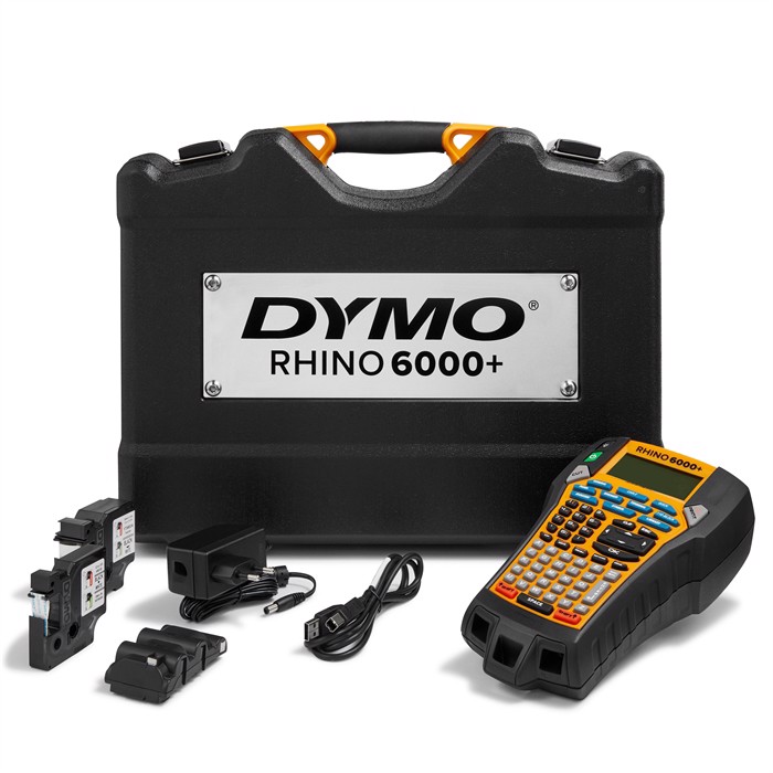 LabelMaker Rhino 6000 zestaw przyrządów do tworzenia etykiet w walizce
