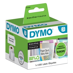 Dymo Label Multi 32 x 57 usuń biały mm, 1000 szt.