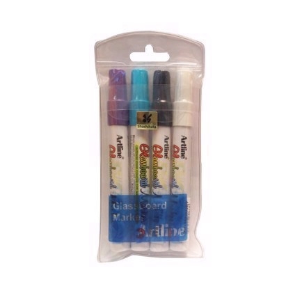 Artline Glastavle marker (4 w etui)