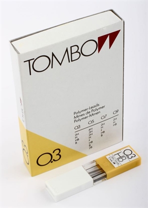 Tombow Ołówek automatyczny 0,3 HB (etui z 12 ołówkami)