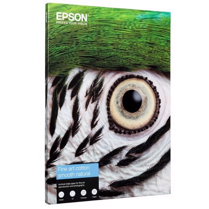 Epson Fine Art Cotton Smooth Natural A3+ 25 Ark
