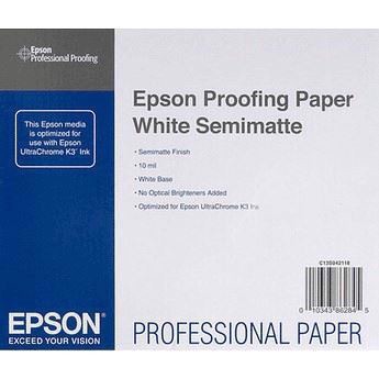 Epson Proofing Paper White Semimatte - 17" x 30,5 m | C13S042003