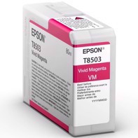 Epson Vivid Magenta 80 ml blækpatron T8503 - Epson SureColor P800