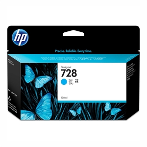 HP 728 130-ml Cyan DesignJet pojemnik z tuszem