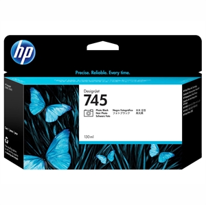 HP 745 photo black pojemnik z tuszem, 130 ml