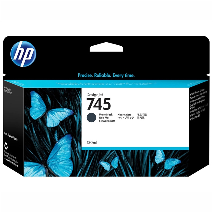 HP 745 matte black pojemnik z tuszem, 130 ml