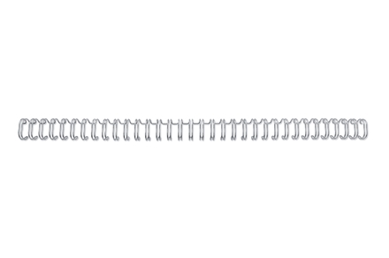 GBC Wire ryg 3:1 NO4 6mm A4 srebrny (100)