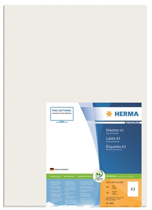 HERMA etykieta Premium A3 100 420 x 297 mm, 100 szt.