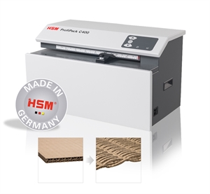 HSM ProfiPack papierstrugarka C400 model stolikowy