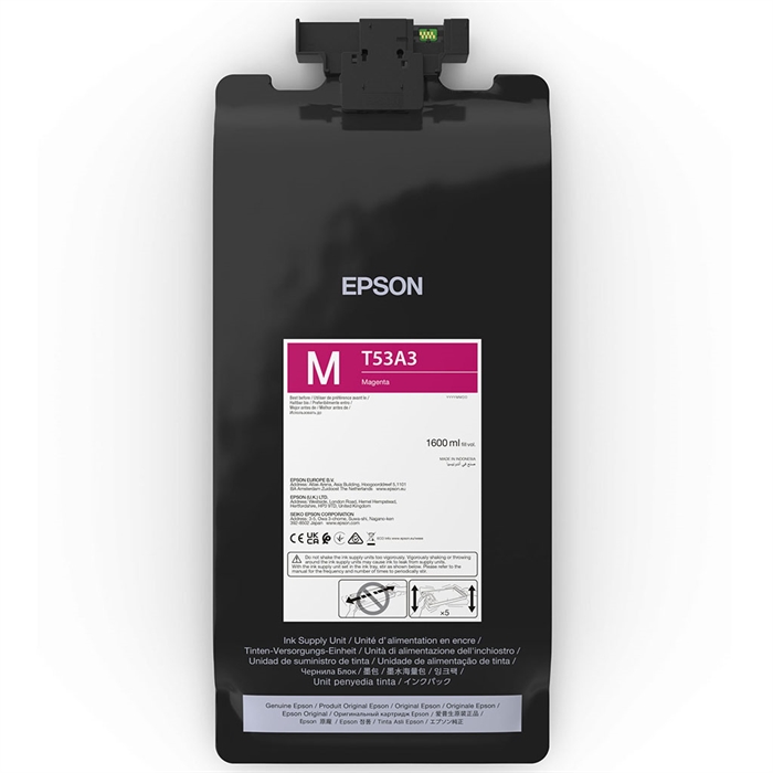 Epson torba z tuszem, magenta, 1600 ml - T53A3