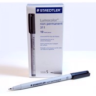 Graphtec Fiber-tip pen Black Water based ink 10 pens 1 pack