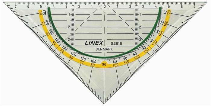 Linex trójkąt geometryczny super series 16 cm S2616