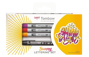 Tombow Marker alkoholowy ABT PRO zestaw do letteringu Sunny (5)