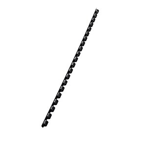 Leitz Spiralringe plastikowe 6mm czarne (100)
