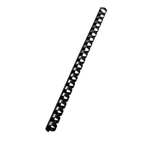 Leitz Spiralringi plastikowe 12mm czarne (100)