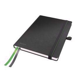 Leitz Notesbog Complete A6 lin 96g/80ark czarna
